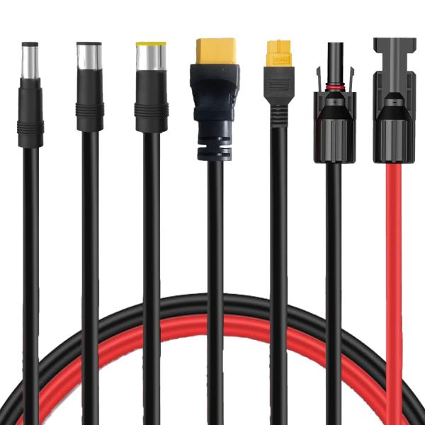MC4 ソーラーコネクタ 14AWG ソーラー充電ケーブル XT90、XT60、DC5521、DC7...