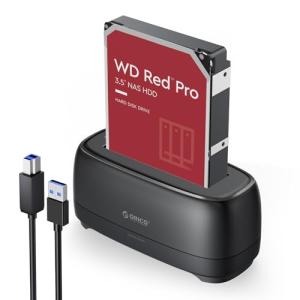 ORICO HDD ケース 2.5/3.5 インチ HDD SSD用 HDDスタンド USB 3.0 to SATA ハードディスクケース 最大