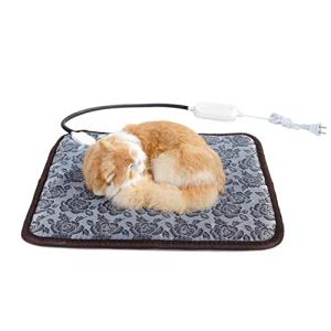 ペット用ホットカーペット 犬用ベッドマット ペット用ヒーター 犬 猫 中小型 小動物対応 暖房器具 3階段温度調節 電気加熱パッド 暖かい 防寒