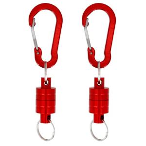 マグネットリリーサー 磁気 荷重2kg 赤 釣り