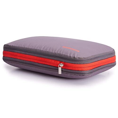 [YAOTE] 超便利旅行圧縮バッグ ファスナー圧縮で衣類スペース節約 軽量 出張 旅行 可変スペー...