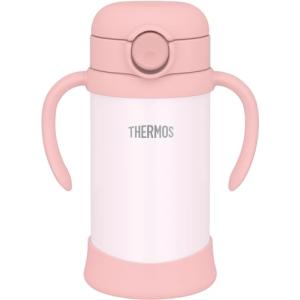 サーモス まほうびんのベビーストローマグ 飲み口とパッキンが一体 350ml ピーチ 保冷専用 FJT-350 PCH