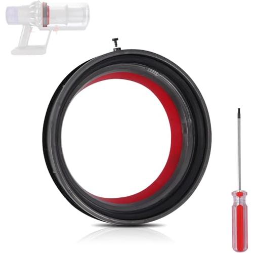 【互換品】ダストビントップ固定シーリングリング部品 ダイソンサイクロンV10 SV12掃除機、ダスト...