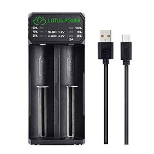 21700バッテリー充電器、ユニバーサル2スロット充電器18650バッテリー充電器26500 22650 22500 20700 18500 1