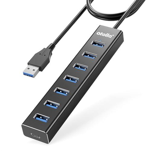 atolla USBハブ USB3.0 HUB 7ポート 100cmケーブル USB3.0ハブ US...