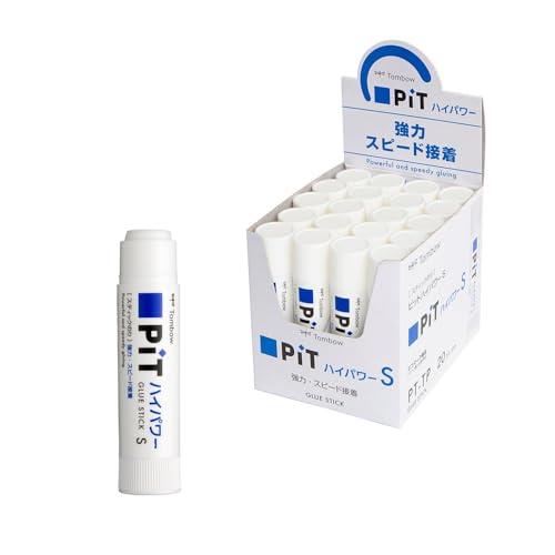 トンボ鉛筆 スティックのり 10g PiTハイパワー (強力・スピード粘着) Sサイズ 20本 PT...