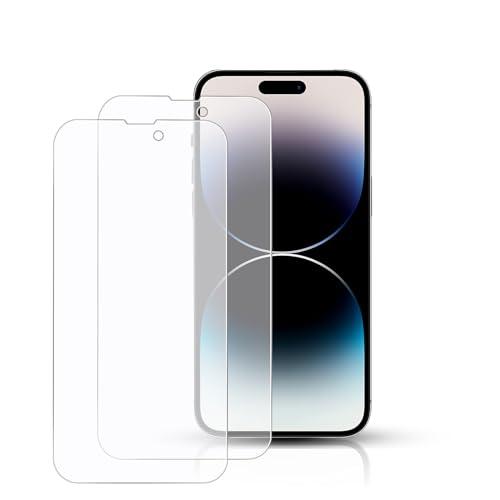 アンチグレアiPhone 14 Pro対応 ガラスフィルム 強化ガラス 液晶スクラブガラス 保護フィ...