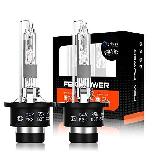 Briteye(まぶしい)車用 D4R HID ヘッドライト バルブ 35W 高輝度 純正用 HID...