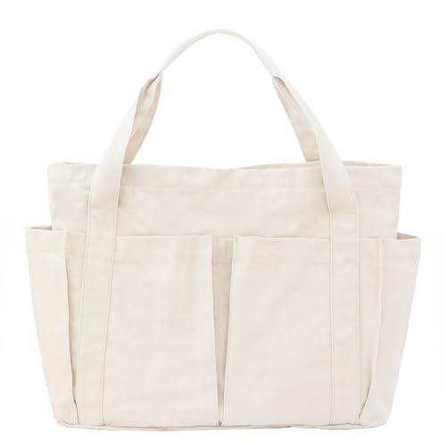 [imeetu] トートバッグ マザーズバッグ キャンバス トート レディース メンズ 肩掛けバッグ...