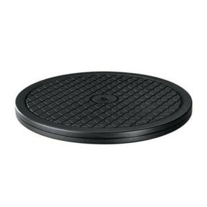GOODCHI 回転盤 小型 回転台 直径25cm 360度回転 丸型 ターンテーブル テレビ TV モニタ プロジェクター用