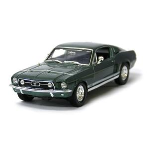 ミニカー 1967 フォード マスタング GTA ファストバック 緑 1/18 maisto【全国送料無料】 Ford Mustang BULLITT マイスト マックイーン プレゼント 父の日｜mmLab