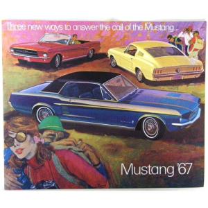 1967 Ford Mustang Full Color Sales Brochure カー パンフレット（輸入品） 1冊【全国送料無料】｜miahat1024