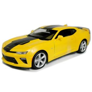 2016 Chevrolet CAMARO SS Yellow 1/18 Maisto【全国送料無料】 シボレー カマロ 黄色 イエロー マイスト ミニカー ダイキャストカー｜miahat1024