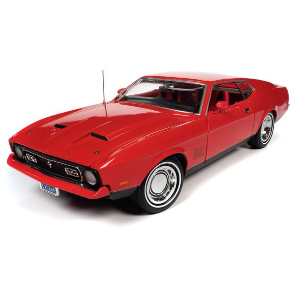 James Bond Ford 1971 Mustang Mach1 RED 1/18 AutoWo...