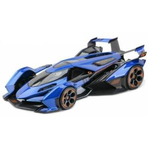 ミニカー Lamborghini V12 VISION GRAN TURISMO BLUE 1/18 マイスト ミニカー 【全国送料無料】 ランボルギーニ ヴィジョン グラン ツーリスモ グリーン Maisto｜miahat1024