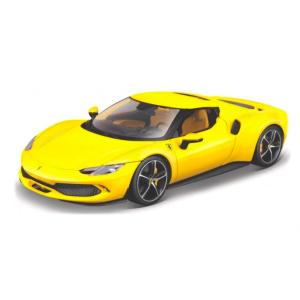 ミニカー フェラーリ 296 GTB 黄色 1/18 マイスト Ferrari Yellow MAI...