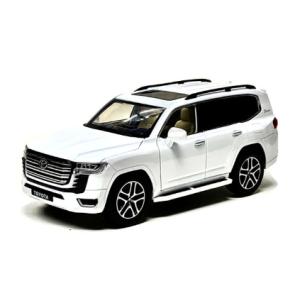 Toyota 2023 Land Cruiser White 1/24 Mijo【全国送料無料】 トヨタ 白 ランドクルーザー  ランクル ミニカー ホワイト オフロード ダイキャストカー SUV