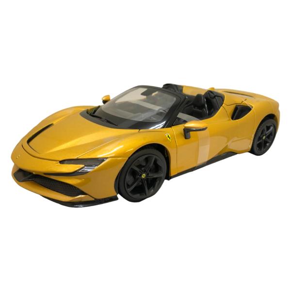 ミニカー Ferrari SF90 spider gold 1/18 MAISTO【全国送料無料】 ...