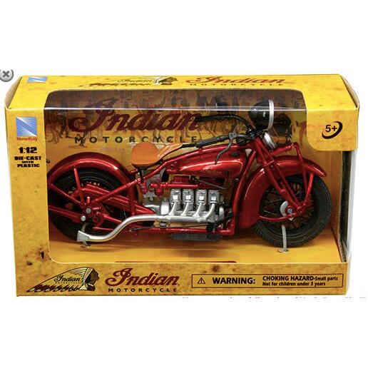 1930 Indian 4 Red 1/12 NEW RAY インディアン ダイキャストモデル ニュ...