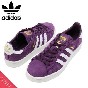 adidas アディダス CAMPUS W SUEDE レディース スニーカー DARK PURPLE キャンパス パープル ホワイト スエード レザー シューズ 女性用 靴 送料無料 BY9843｜miami-records