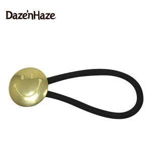 Daze'n Haze コンチョつきヘアゴム SMILE DAZE n HAZE デイズンヘイズ ブレスレット ブラス 真鍮 スマイルマーク メンズ レディース｜miami-records