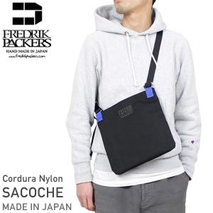 Fredrik Packers フレドリックパッカーズ 聖林公司別注 500D サコッシュ BLACK/BLUE メンズ レディース ショルダーバッグ ブラック ブルー 黒 青 送料無料｜miami-records