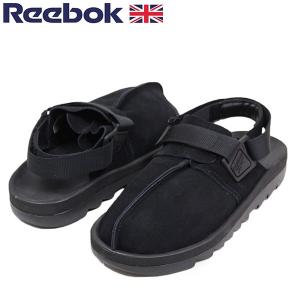 Reebok リーボック BEATNIK ビートニック メンズ サンダル BLACK ブラック スエード 本革 レザー スニーカー シューズ 90s 送料無料 CN3732｜miami-records