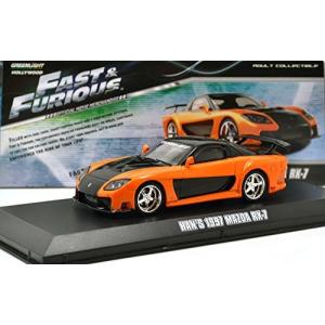 グリーンライト ワイルドスピードX3 ハン マツダ RX-7 1:43 TOKYO DRIFT GREENLIGHT THE FAST AND THE FURIOUS HAN'S 1997 MAZDA RX-7 VeilSide widebody｜mib-store