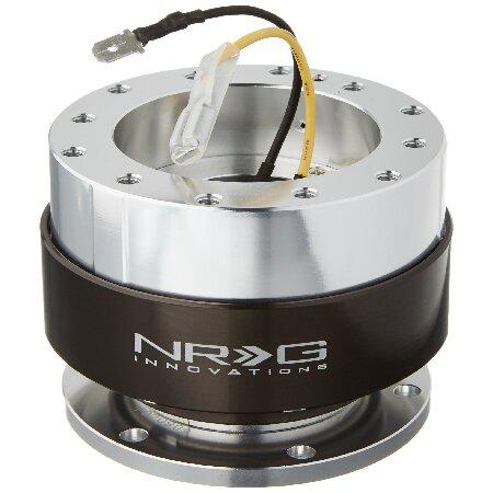 並行輸入 NRG Innovations シルバー/ブラッククローム クイックリリースキット SRK...