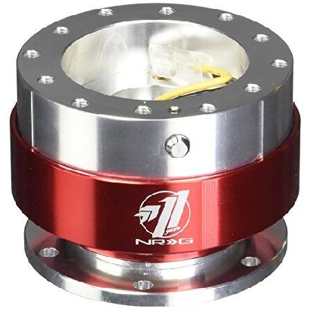 並行輸入 NRG Innovations SRK-100RD シルバー/レッド クイックリリースキッ...