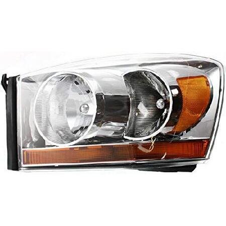 並行輸入 Evan Fischer Driver Side Headlight for Dodge ...