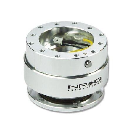 並行輸入 NRG Innovations SRK-100S、6穴ハンドル シルバークローム クイック...