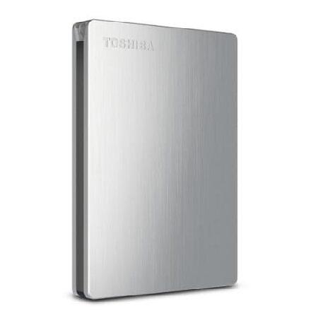 並行輸入 Toshiba Canvio Slim II 500GB ポータブル外付けハードドライブ ...