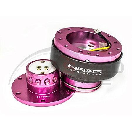 並行輸入 NRG ハンドルクイックリリースキット 第2世代 ピンクとチタンリング SRK-200PK