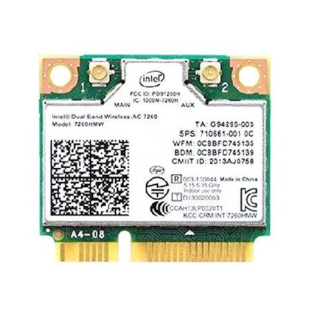 並行輸入 Intel Dual Band Wireless-AC 7260 7260HMW Half...