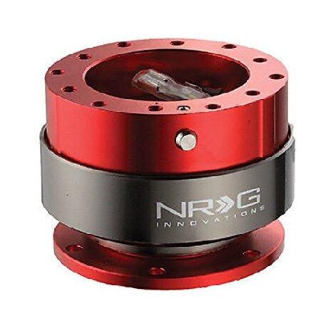 並行輸入 NRG ハンドルクイックリリースキット Gen 2.0 レッド SRK-200RD ユニバ...
