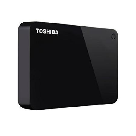 並行輸入 東芝Canvioアドバンス4TBポータブル外付けハードドライブUSB 3.0、ブラック（H...