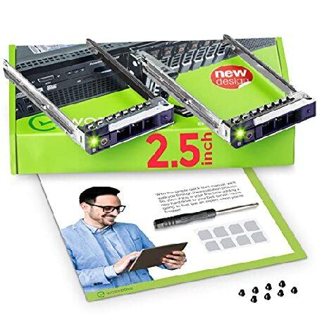 並行輸入 WORKDONE 2個パック 2.5インチハードドライブキャディ - Dell Power...