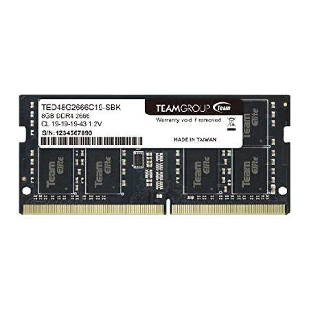 並行輸入 TEAMGROUP (チームグループ) Elite 2666 メモリモジュール ノートパソ...
