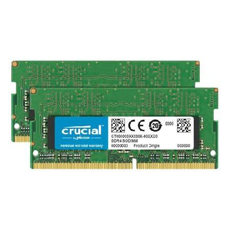 並行輸入 Crucial ノートPC用増設メモリ 32GB(16GBx2枚) DDR4 2666MT...