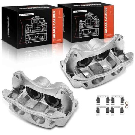 並行輸入 A-Premium ディスクブレーキキャリパーアセンブリ ブラケット付き フォード/マツダ...