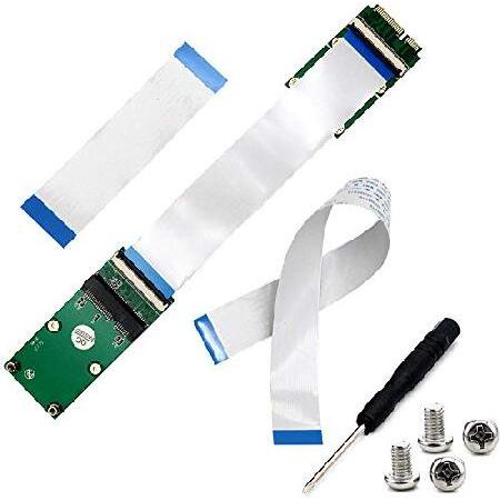 並行輸入 Mini PCI-E Express mSATA 延長ケーブル ワイヤレスカード mSAT...