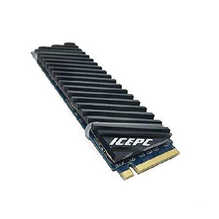 並行輸入 icepc M.2 ヒートシンク PS5 PCI-E NVME 2280 SSD グラフェ...