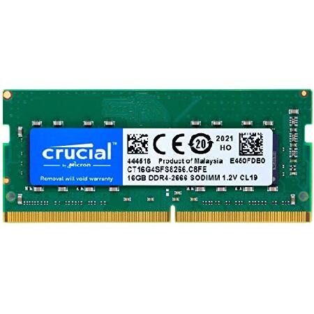 並行輸入 Crucial ノートPC用 メモリ PC4-21300(DDR4-2666) 16GB ...