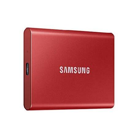 並行輸入 SAMSUNG T7 ポータブル SSD 500GB - 最大1050MB/秒 - USB...