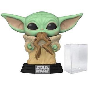 POP! Funko スター・ウォーズ マンダロリアン ベビーヨーダ カエルとカエル ビニールフィギュア