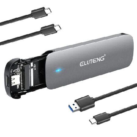 並行輸入 ELUTENG M.2 NVME SATA NGFF エンクロージャ デュアルプロトコル ...