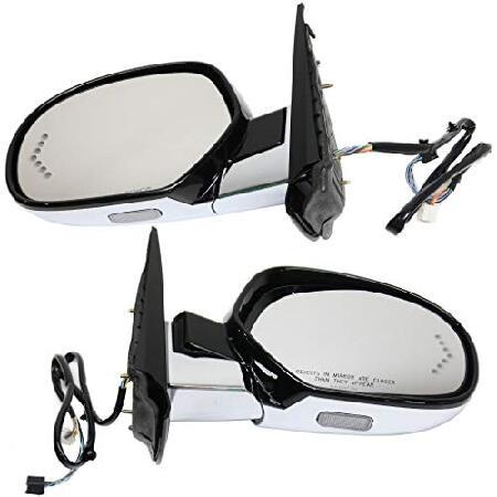 並行輸入 キャデラック エスカレード EXT 2007-2013 ドアミラー ドライバーと助手席側 ...