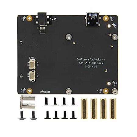 並行輸入 Geekworm Raspberry Pi 4 SATAストレージ用、X825 V2.0 ...