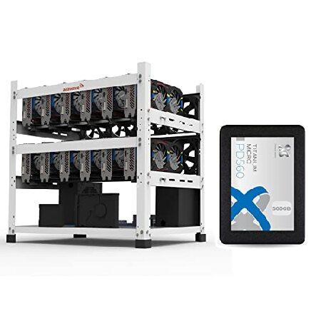 並行輸入 特別バンドル - AAAwave 12GPU オープンフレームマイニングリグフレームとチタ...